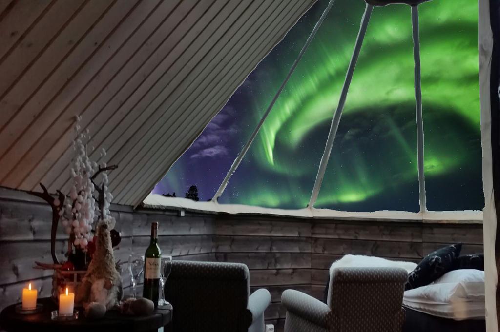 Wilderness Hotel Muotka & Igloos Саариселькя Экстерьер фото