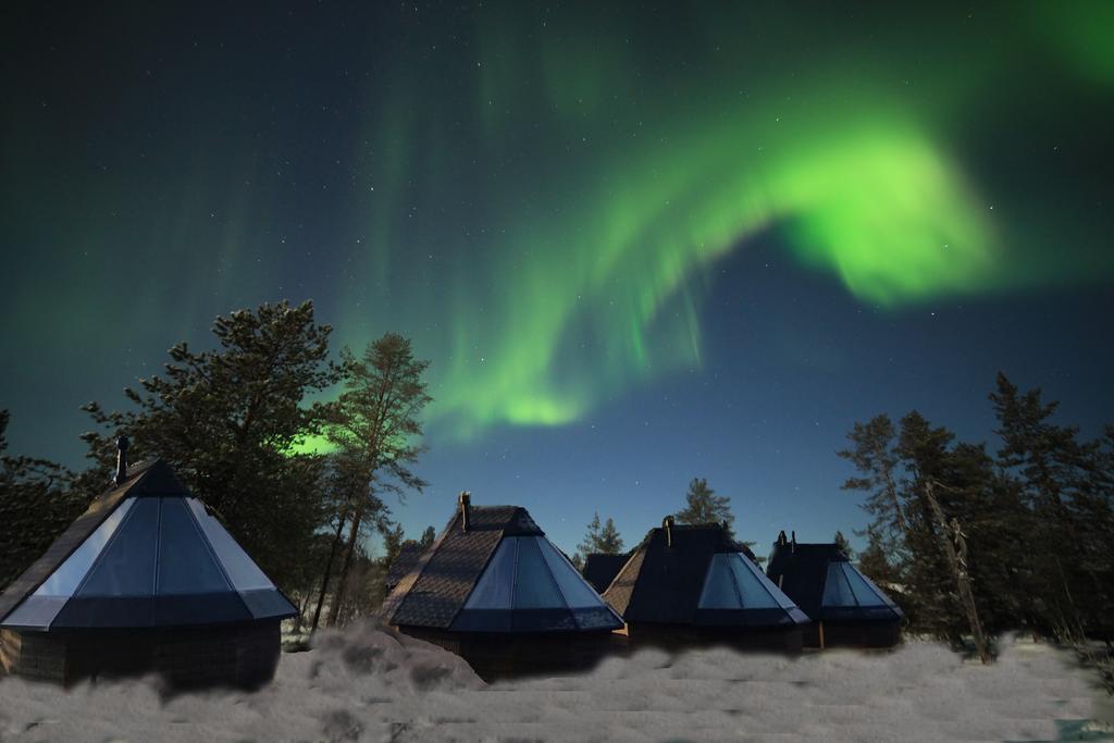 Wilderness Hotel Muotka & Igloos Саариселькя Экстерьер фото